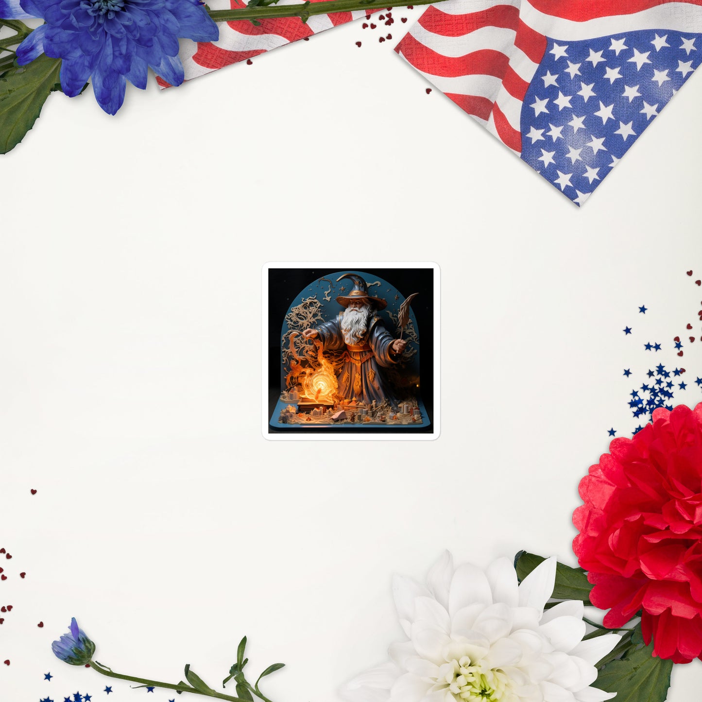 Wizard with Fire stickers 2