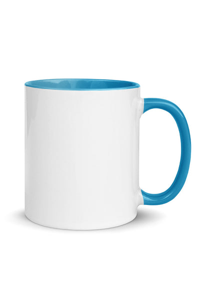 White Ceramic Mug with Color Inside