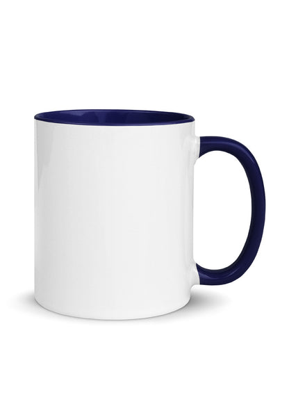 White Ceramic Mug with Color Inside