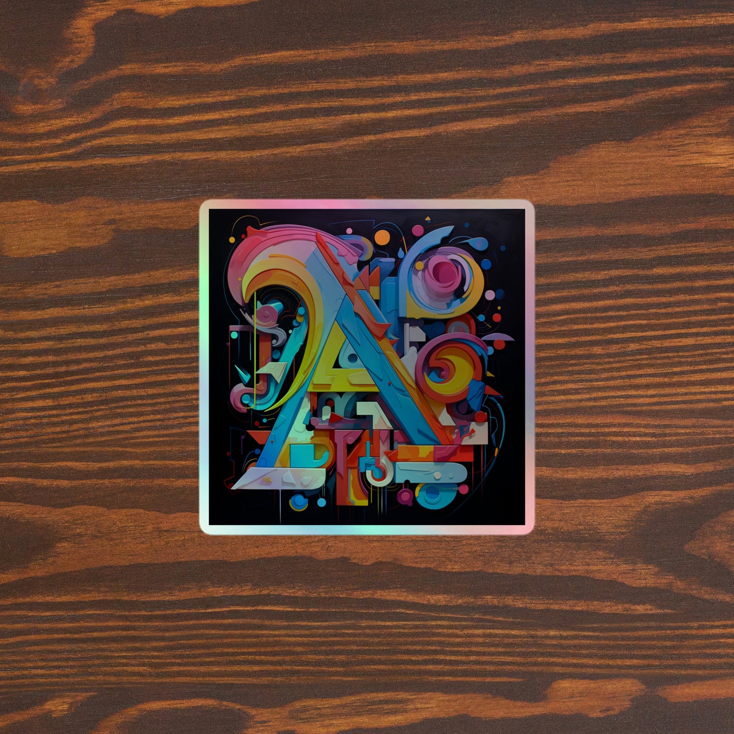 "A"  Letter Stickers