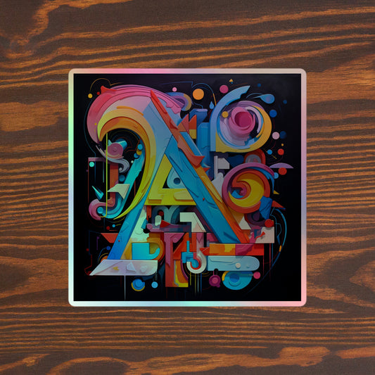 "A"  Letter Stickers