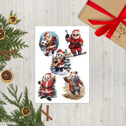 Christmas Bear Sticker sheet