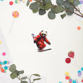 Load image into Gallery viewer, Stylish Christmas Bear with Skating Stickers 2
